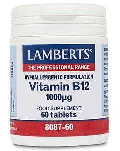 B12 Lamberts 1000 mcg 60 T