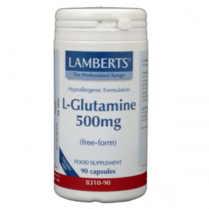 L-glutamine 500 mg 90 capsules (Lamberts)